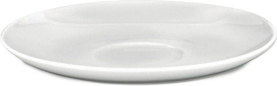 Sg53-1 Mami Assiette Plate En Porcelaine Blanche, Set De 6 Pièces.[D552