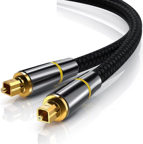 Câble Audio Optique Numérique DrPhone - Toslink - SPDIF pour Récepteur  Dolby Digital /