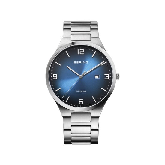 Bering- Slim Solar dames horloge 14331-369 - 31 mm - rosé