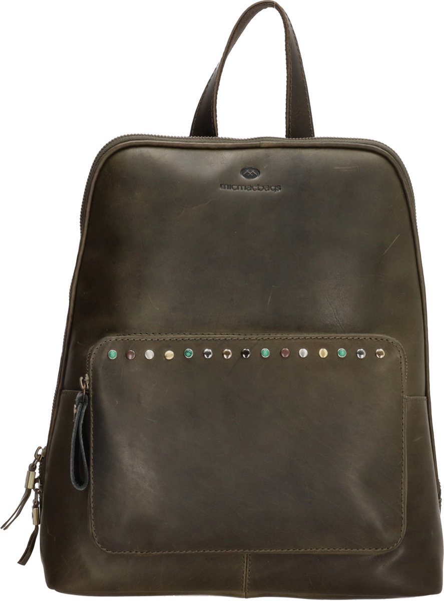 Micmacbags Masterpiece Rugzak Olijfgroen