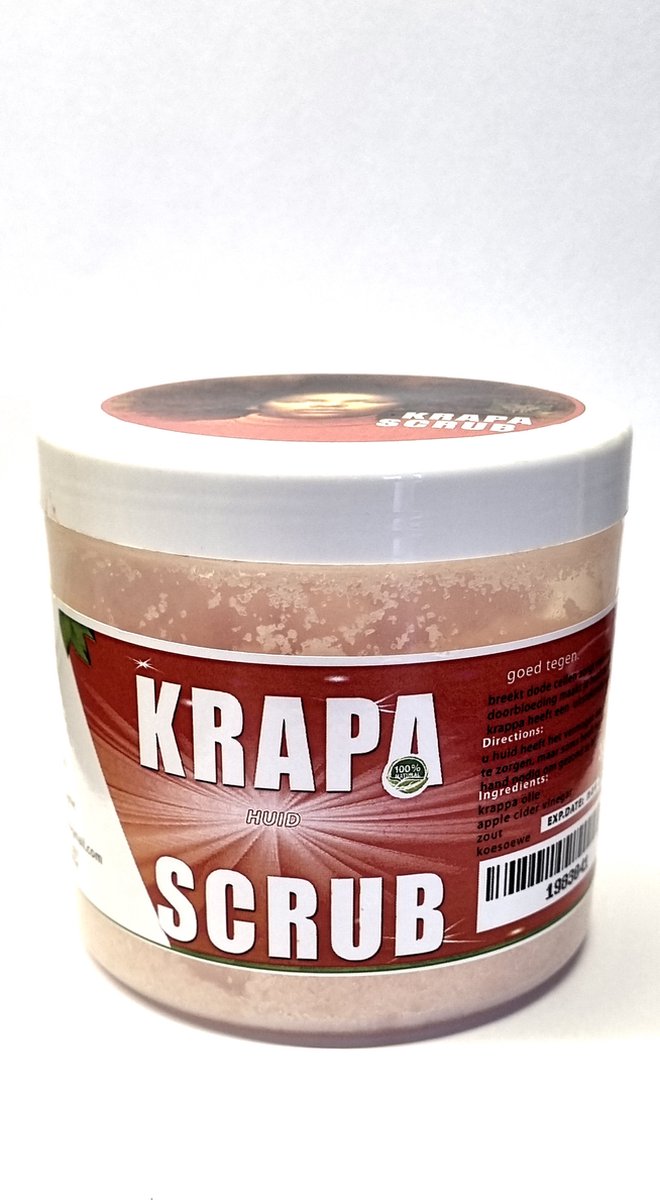 Krappa Body Scrub – 330 g – Natuurlijke Exfoliatie & Huidverzorging