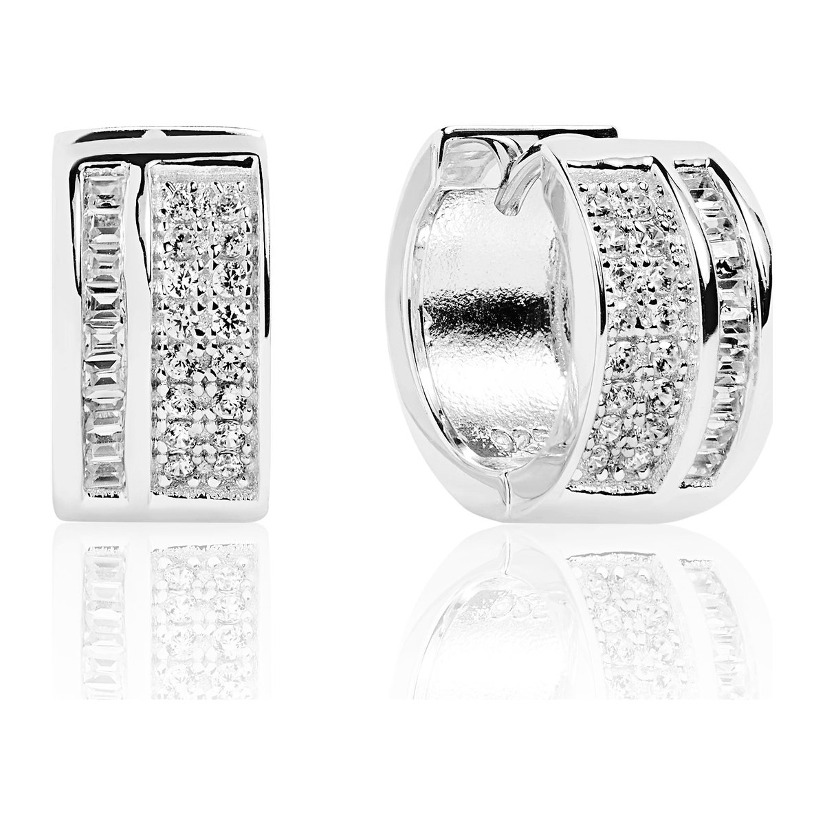Sif Jakobs oorbellen Corte Piccolo Silver Collection SJ-E1028-CZ
