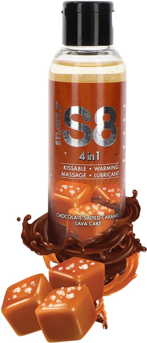 Goedkoopste STIMUL8 - S8 LUBRICANT 4 IN 1 CARAMEL-CHOCOLATE 125 ML