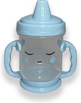Drinkbeker Blauw Peuter - Anti Lek Beker - Drinkbeker baby - Sippy Cup - Kinder Tuitbeker - Tom & Zoe