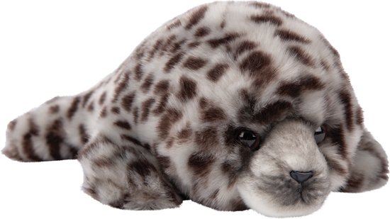 Uni-Toys Zadelrobbenbaby – Wit Pluchen Knuffeldier – 21 Cm – Levensecht Design – Ideaal Als Cadeau Of Decoratie