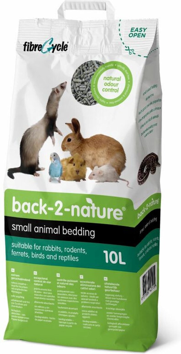 Back-2-Nature Bedding – Bodembedekking Knaagdieren – 10L