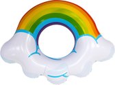 Oneiro’s Luxe Zwemband Regenboog | 118cm | Waterland - zomer – tuin – spelen - speelgoud – buitenspeelgoed – zwembad – zwemmen – zomer – intex – tuinaccessoires – koelen