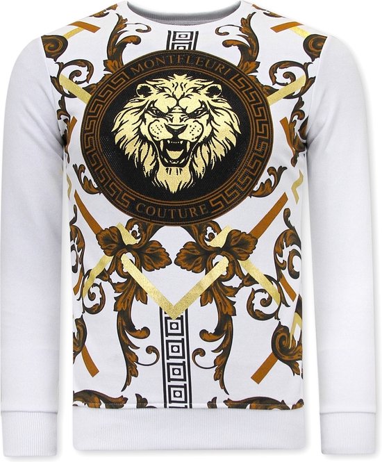 Pull Homme avec Imprimé - Golden Lion - 3728 - Wit
