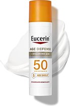Eucerin Sun Age Defense SPF 50 Lotion Solaire Face à l'Acide Hyaluronique,
