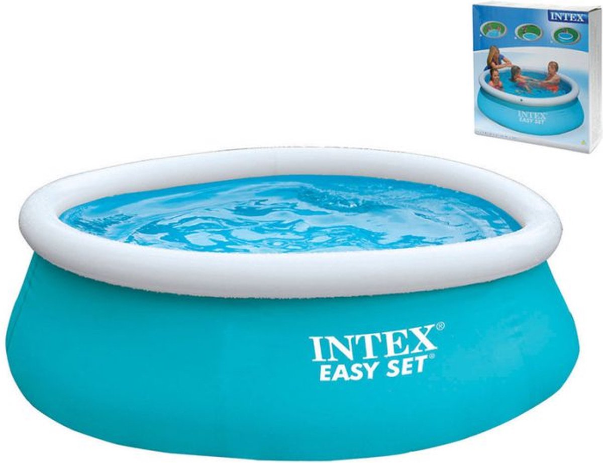 Oneiro's Luxe Intex Zwembad - Easy Set Pool - 183x51 - zomer - tuin - spelen - speelgoud - buitenspeelgoed - zwembad - zwemmen - zomer - intex - tuinaccessoires - koelen - opblaasbaar