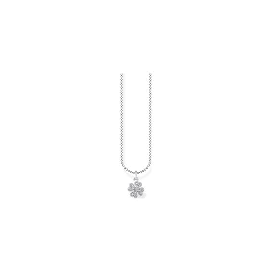 Thomas Sabo Dames-Ketting 925 Zilver 13 Zirkonia One Size 88275969