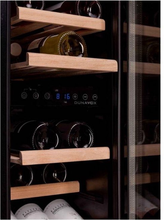 Cave à vin Dunavox Flow-17 - DAUF-17.58SS - 2 zones