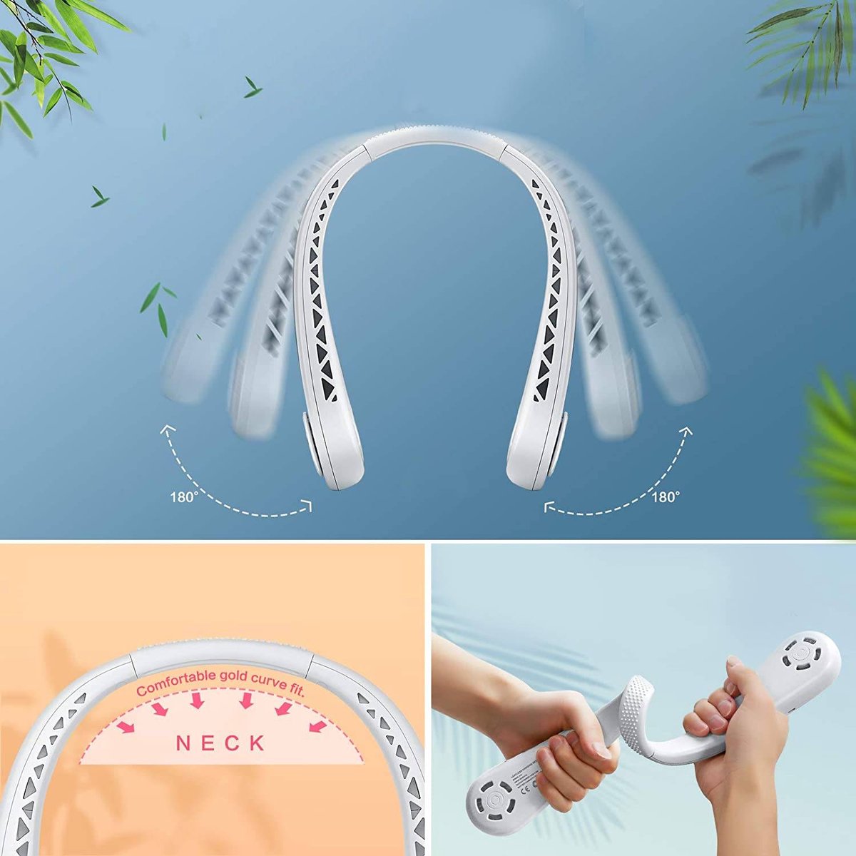 Portable nek ventilator in TOP handige en verfrissende gadgets voor de zomer