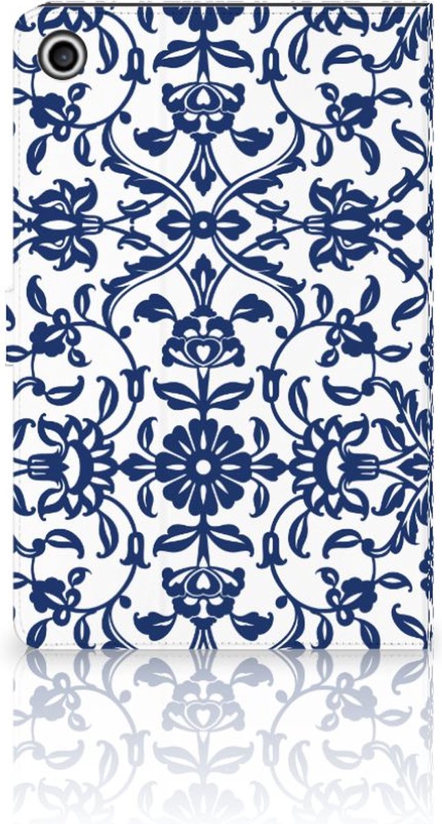 Lenovo Tab M10 Plus 3rd Gen 10.6 inch Tablet Cover Flower Blue
