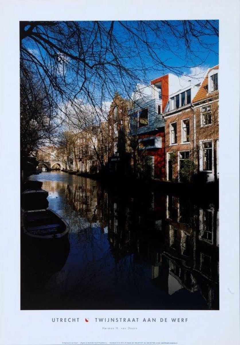 Catch Projecten Twijnstraat aan de werf - Herman van Doorn - Utrechtse Poster 35 x 50 cm Multicolor