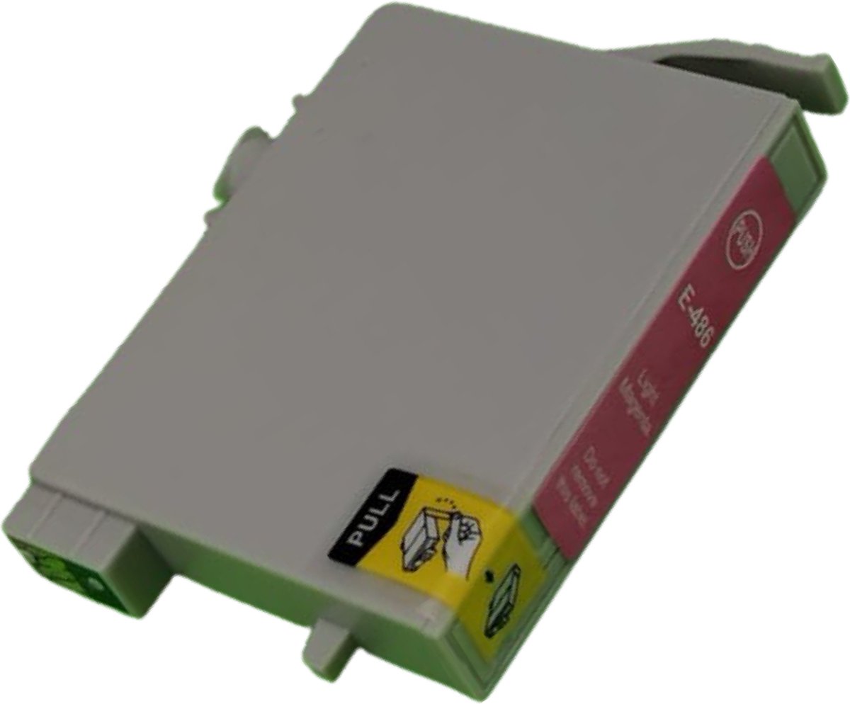Inktplace Huismerk T0483 Inkt cartridge Magenta / Rood geschikt voor Epson
