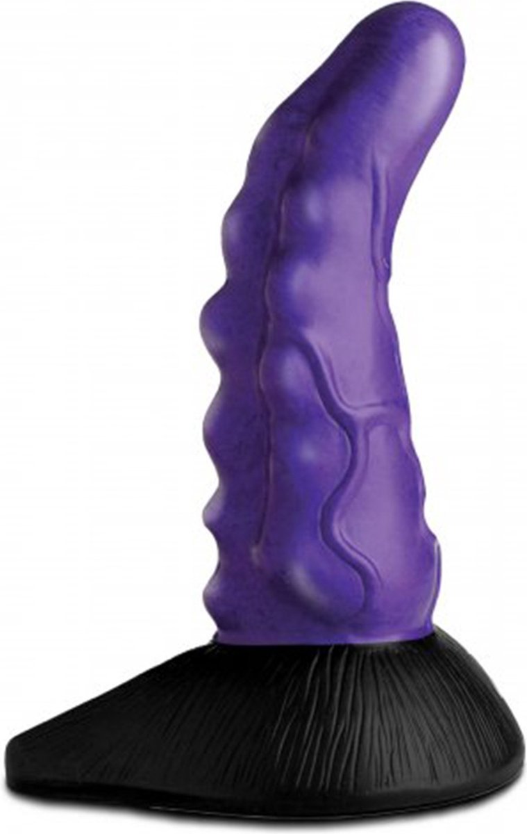 Goedkoopste XR Brands Orion Invader - Space Alien Siliconen Dildo met Aderen purple