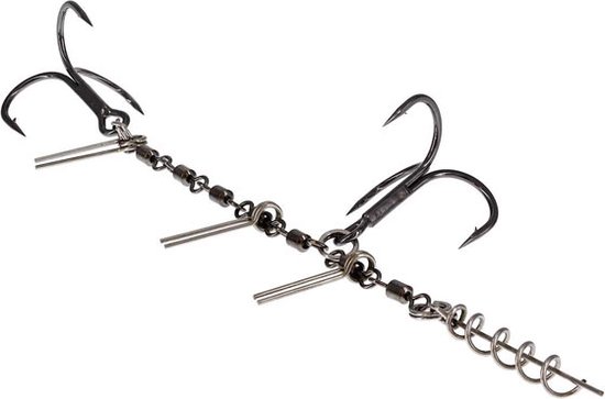 Westin Add-It Jointed Stinger HD Double - 40kg - 12cm - Haakmaat 2/0 - Onderlijn van Merkloos — afbeelding 2