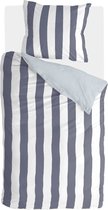 Classic Stripe dekbedovertrek 140x220cm blauw