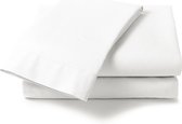 Heckett & Lane Elementi drap coton/satin blanc - 160x290 - léger éclat - belle matière