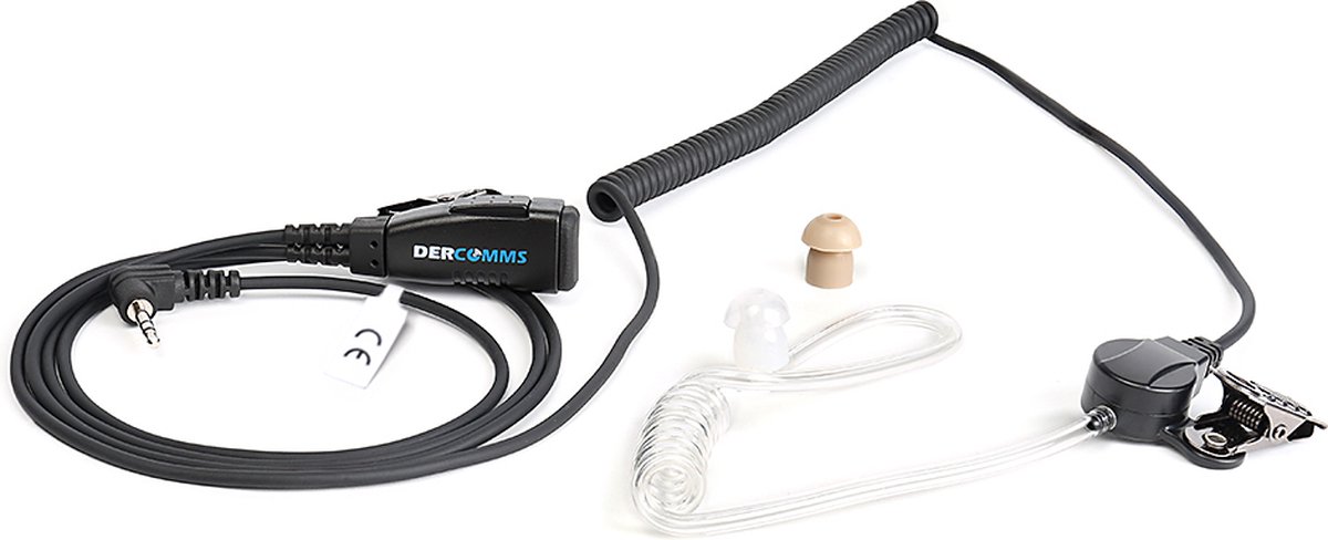 DerComms® Security headset voor Motorola Talkabout portofoons TLKR