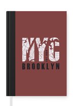 Carnet - Carnet - New York - NYC - Carte - Carnet - Format A5 - Bloc-notes - Plan de la ville