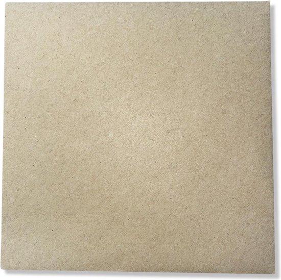 100 Enveloppes carrées de Luxe -14x14cm - Kraft - 110 grammes