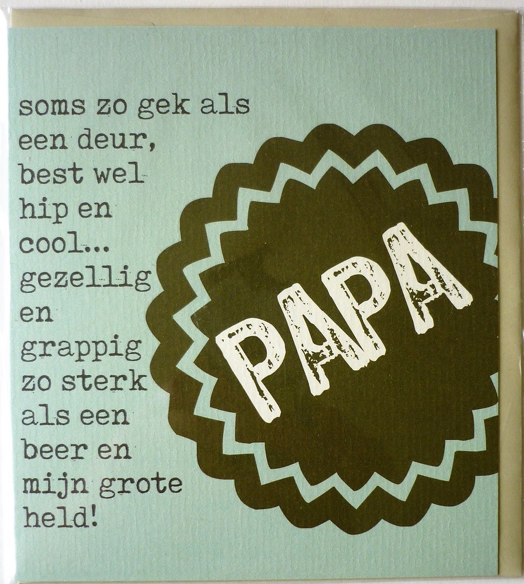 Mailbox - wenskaart Special occasions 2016 - Papa mijn grote held