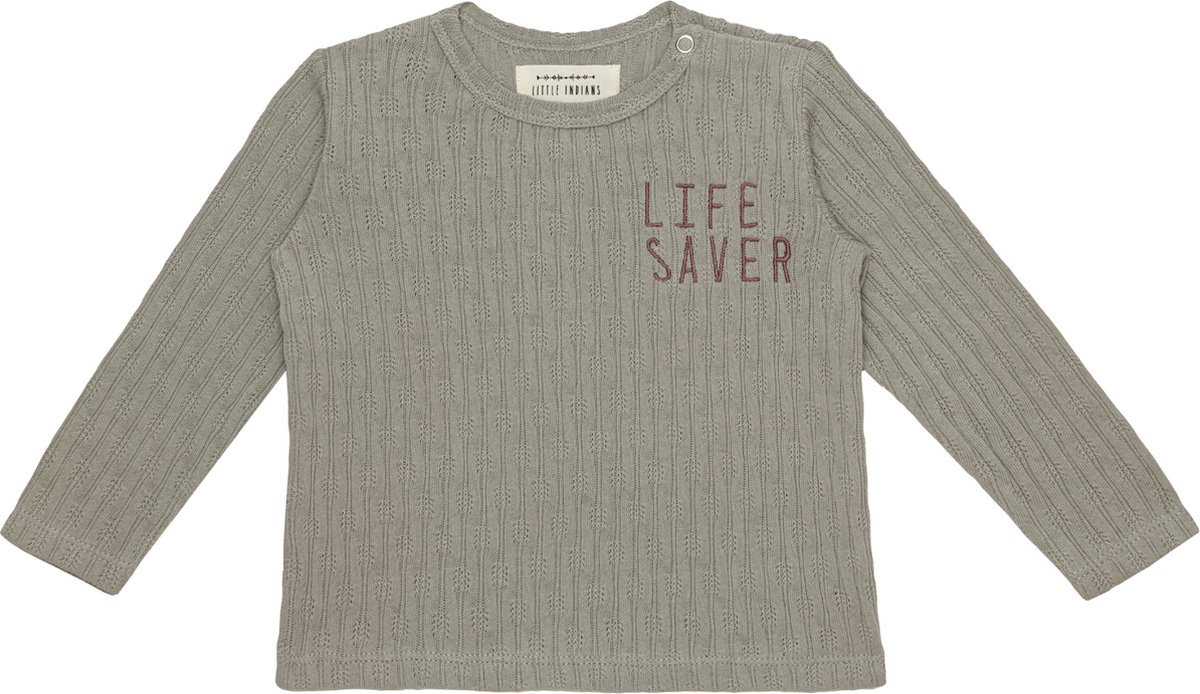 Little Indians Longsleeve Lifesaver - Shirt - Lange Mouwen - Meisjes & Jongens - Maat: 6 Y