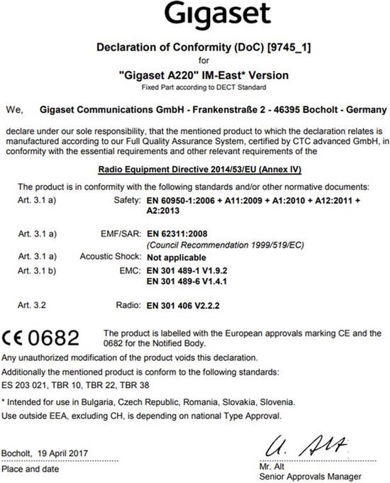 Gigaset A220 Duo v2 foto 3