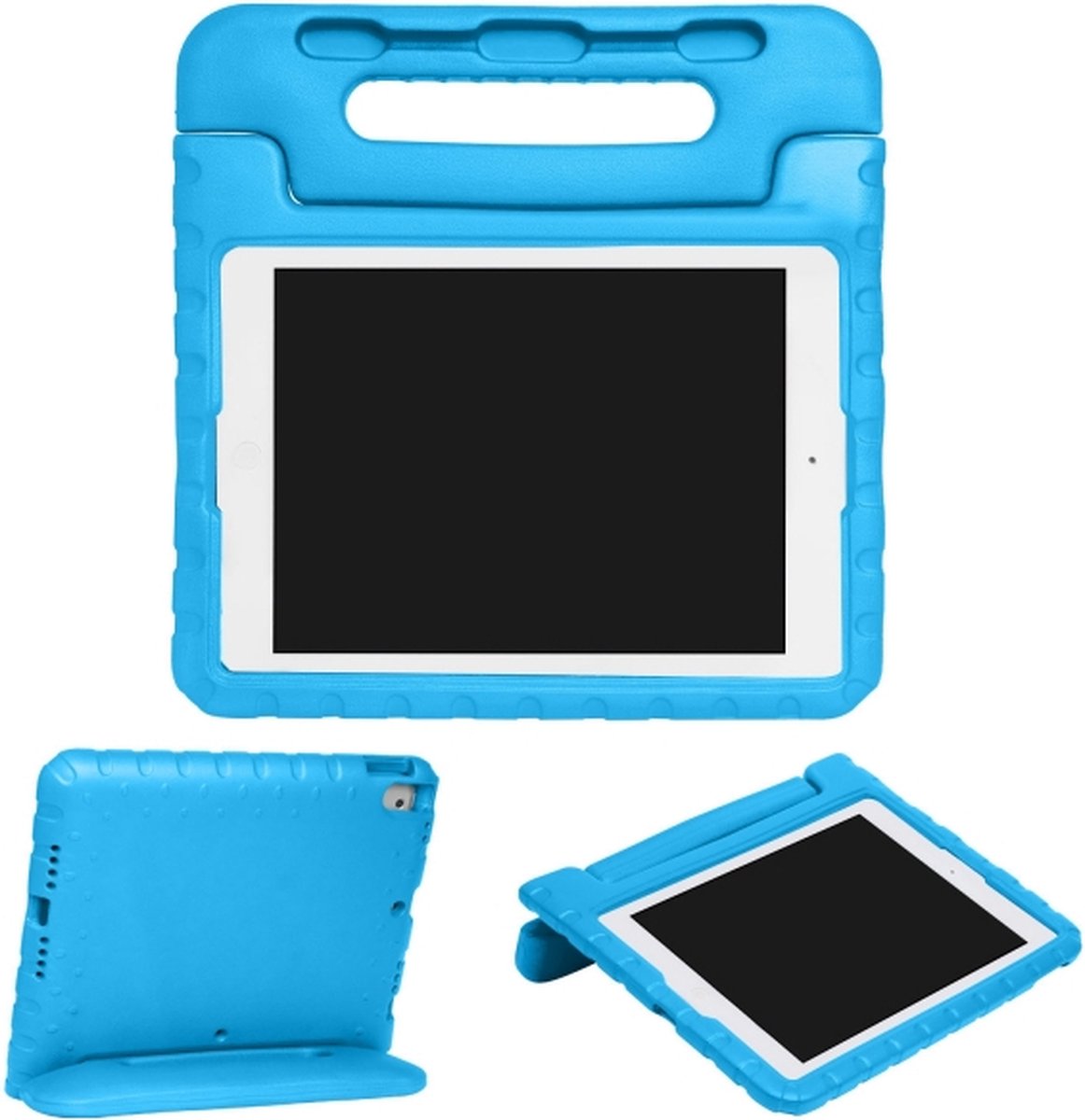 Apple iPad Air 5 10.9 (2022) Hoes - Xccess - Kids Guard Serie - EVA Schuim Backcover - Blauw - Hoes Geschikt Voor Apple iPad Air 5 10.9 (2022)