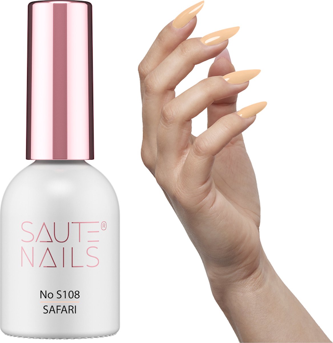 SAUTE Nails Oranje UV/LED Gellak 8ml. - S108 Safari