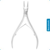 BeautyTools Professionele Nagelknipper - Diabetes Nageltang met Extra Smalle Bek Voor Ingegroeide Nagels, Teenangels en Nagelhoeken - Recht Snijvlak 15 mm - INOX (NN-0065)