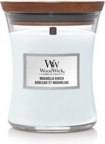 WoodWick - Bougie Medium Bouleau Magnolia