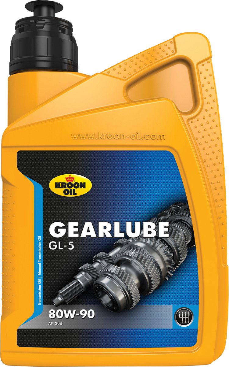 Kroon-Oil Gearlube GL-5 80W-90 - 01206 | 1 L flacon / bus