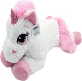 DW4Trading Knuffel Eenhoorn Unicorn - Dierenknuffels - Knuffelbeesten - Pluche Speelgoed - 68 cm - Wit Roze