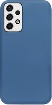 ADEL Premium Siliconen Back Cover Softcase Hoesje Geschikt voor Samsung Galaxy A73 - Blauw