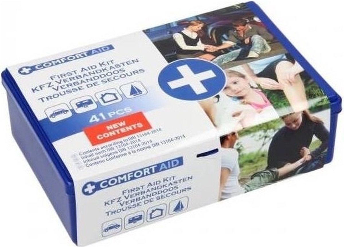 Goedkoopste Complete EHBO kit/verbanddoos 41-delig