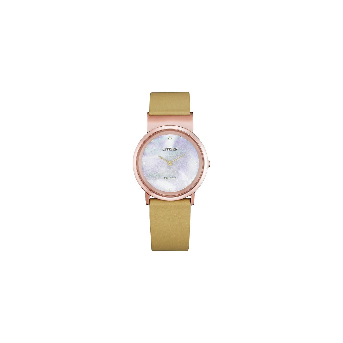 Citizen Ambiluna Horloge - Citizen dames horloge - Roségoud - diameter 31 mm - Titanium