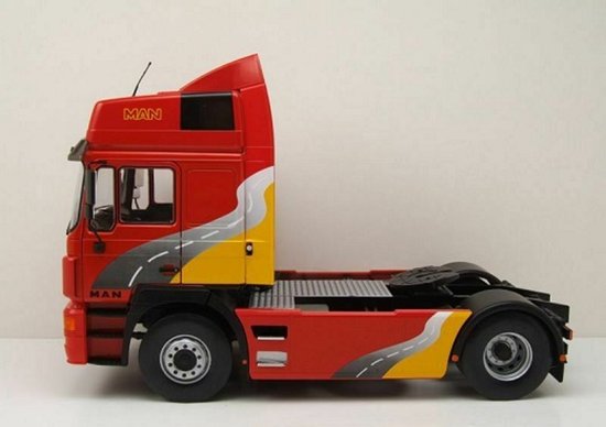 Camion Semi MAN F2000 Miniature 1/43 - Marque Hobby Cars, Métal Zamak, Neuf En Boîte