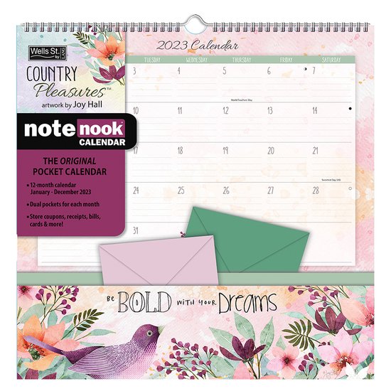Country Pleasures Note Nook Kalender 2023