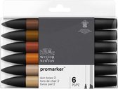 Winsor & Newton promarker™ Skin tones (2) 6 set