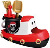 Strand set - boot piraat - 38 cm - 5 delig - strand speelgoed - buitenspeelgoed - piraat