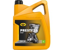 Kroon Oil - Presteza MSP 5W-30 - Synthetische Longlife Motorolie - 5 Liter - Transparant