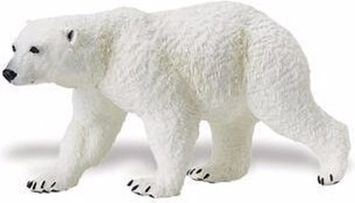Safari LTD Speelfiguur IJsbeer - wit - plastic - dieren - 12 cm