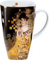 Goebel - Gustav Klimt | Koffie / Thee Mok Adele Bloch-Bauer | Beker - porselein - 450ml - met echt goud