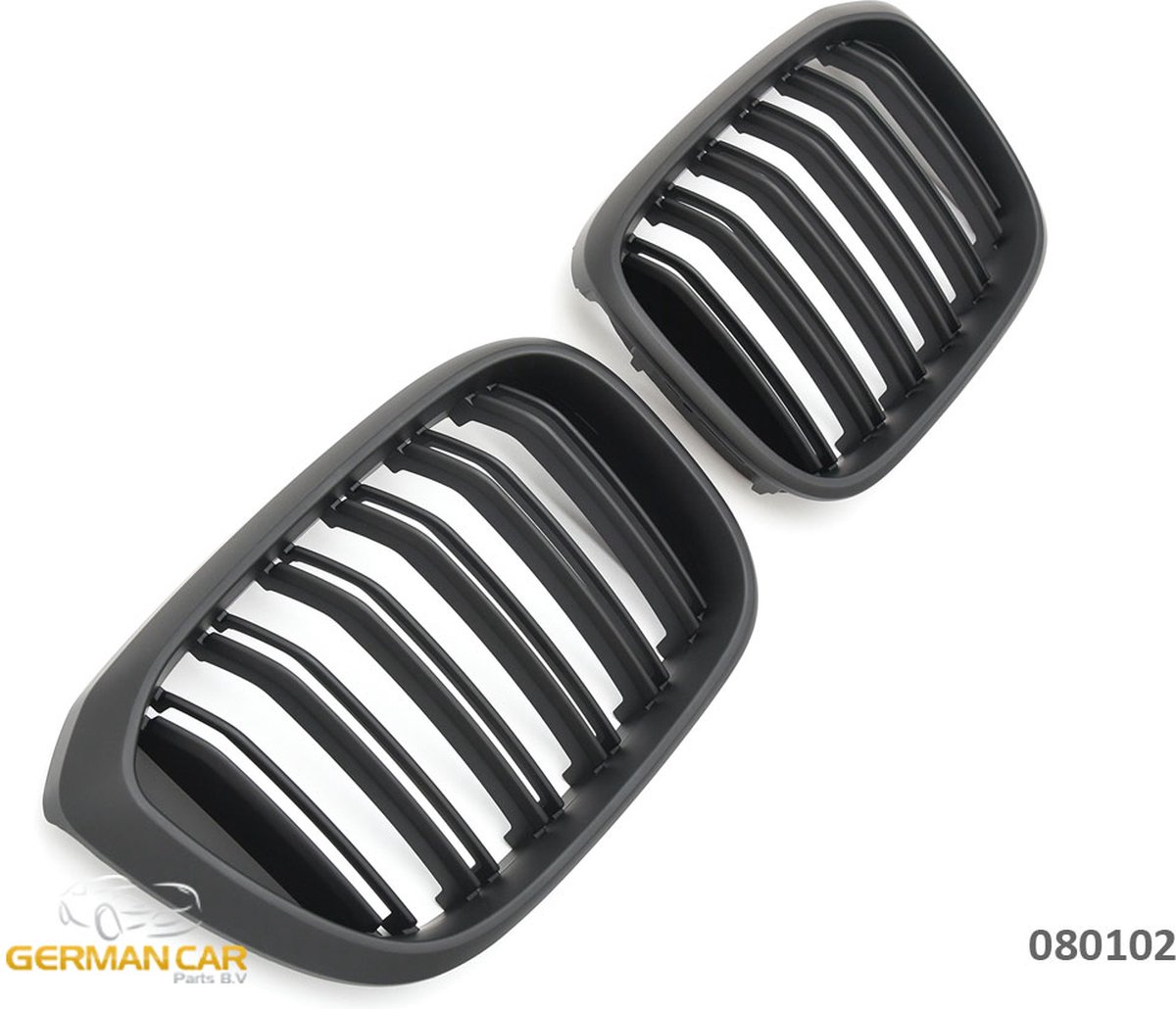 DOCAS Radiatorgrill voor X3 G01 2018-2021 X4 G02 2019-2021 nieren dubbele grille sport glans zwart