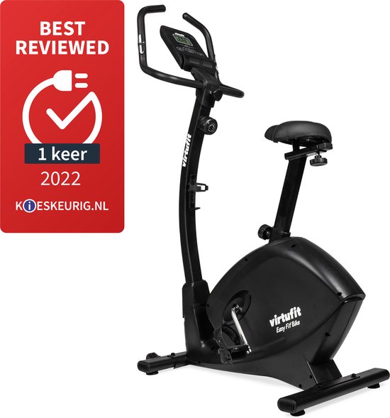 VirtuFit Easy Fit Hometrainer - Fitness fiets - 8 Trainingsniveaus...