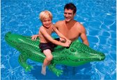 Intex Water Ride-on Krokodil 168x86cm - Oplaaskrokodil 168 x 86 cm - Opblaasfiguur