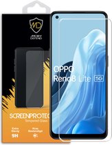 Oppo Reno8 Lite Screenprotector - MobyDefend Case-Friendly Screensaver - Gehard Glas - Glasplaatje Geschikt Voor Oppo Reno 8 Lite